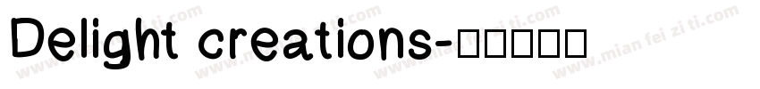 Delight creations字体转换